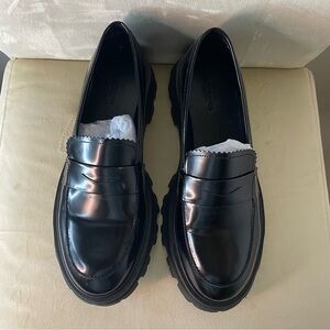 Tony Bianco Black Loafers
